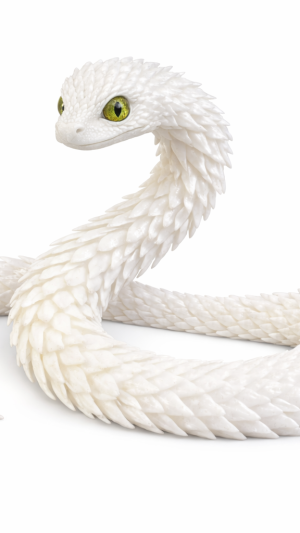 Wąż glow 40 cm DECORR – ruchomy fidget 3D świecący w ciemności